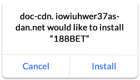 Install APP 188BET iOS - Cara Menghindari Internet Positif